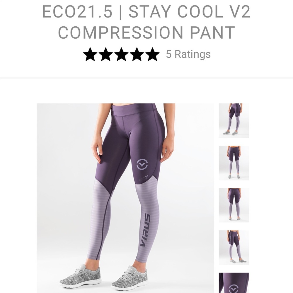 *NWT* Virus International Compression Workout Pant